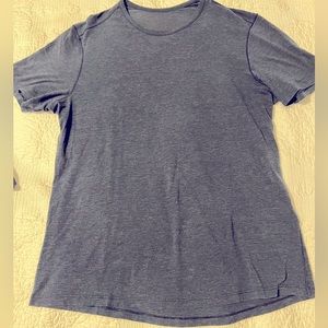 Mens Lululemon tee in stone blue